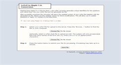 Desktop Screenshot of latex2ta.mapleserver.com